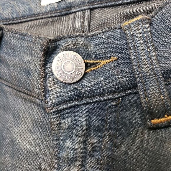 Acne Studios ACE in Coal Skinny/Slim Jeans Size 28/32 - Picture 3 of 6